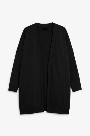 Oversized cardigan - Black magic - Sweatshirts & hoodies - Monki FR