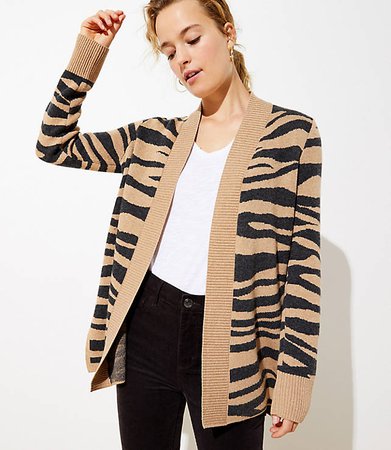 LOFT leopard sweater