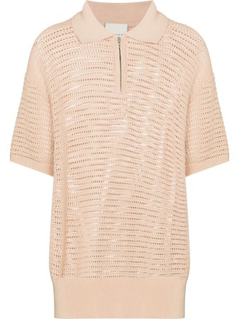 Varley Clayton Crochet Polo Shirt - Farfetch