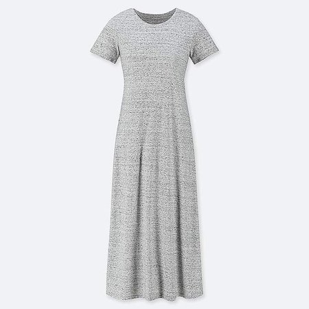 Women's Short-sleeve Long Bra Dress