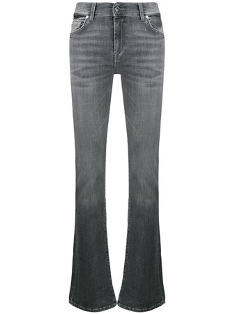 7 For All Mankind Calça Jeans Flare Cintura Alta - Farfetch