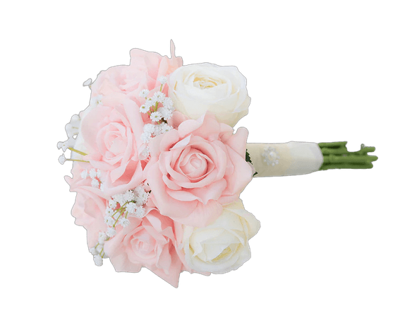 Silk Wedding Blush Bouquet, Pink Bouquet, Silk Wedding Bouquet, Real Touch Bouquet, Rose Bouquet, Bride Bouquet, Blush Bouquet, Bridal