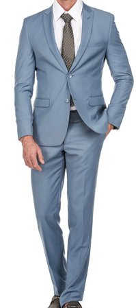 Porto Filo Men's suit,slim fit ,Baby blue color men's suit, wedding men's suit,beach party