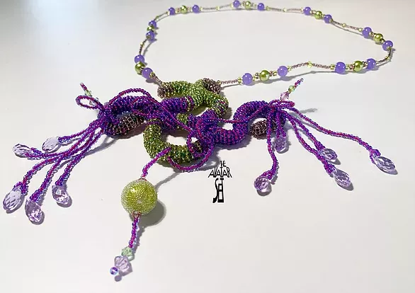 Artisan statement necklace: Dragon | Avatar