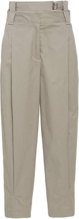 Myriam Twill Double Waisted Sculpted Pant