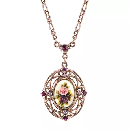 1928 Flower Y Necklace