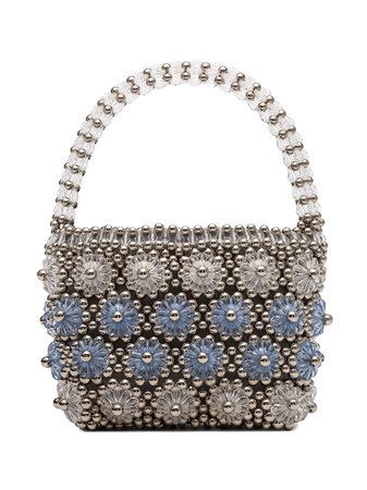Shrimps Shelly beaded floral bag $609 - Shop AW19 Online - Fast Delivery, Price