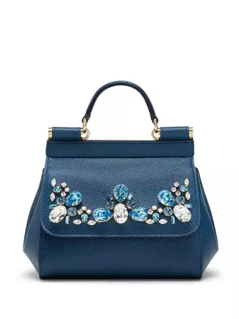 Dolce & Gabbana Sicily gem-embellished Mini Bag - Farfetch