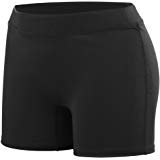 Amazon.com : Badger Sport Pro-Compression Volleyball Shorts Moisture Wicking Stretch Fit Girls 2.5" & Ladies 3" Inseam (3 Colors) : Clothing