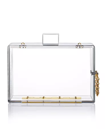 Milanblocks Trendy Transparent Acrylic Clutch & Reviews - Handbags & Accessories - Macy's