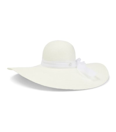Maison Michel - Bridal Blanche summer hat | Mytheresa