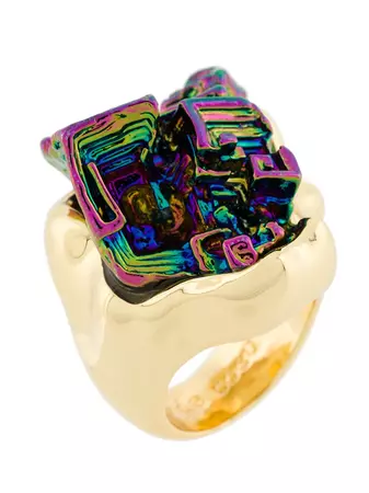 Coup De Coeur Vortex Rainbow Stone Ring - Farfetch