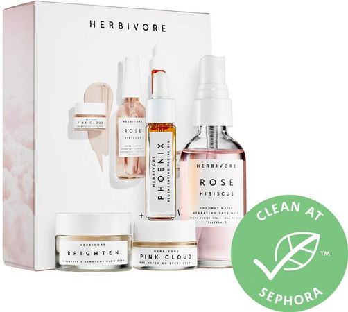 Herbivore - Hydrate + Glow Natural Skincare Mini Collection