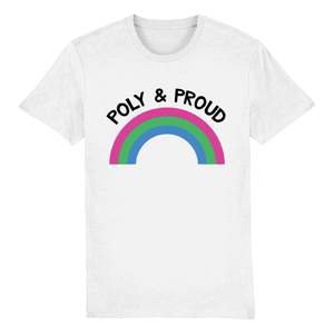 Polysexual Pride T Shirt | Poly & Proud | Rainbow & Co