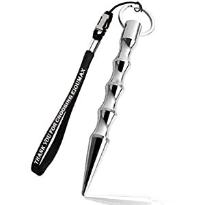 Amazon.com : Vankcp Kubaton Self Defense Keychain 5.5'' Stainless Steel Kubotan Anti-Wolf Defense for Tactical Pen Window Breaker Self-Protection Stick Personal Protection : Sports & Outdoors