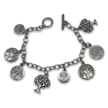 Tree of Life Charm Bracelet plus bonus necklace... - Depop