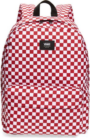 Vans Old Skool Checkerboard Canvas Backpack (Kid) | Nordstrom