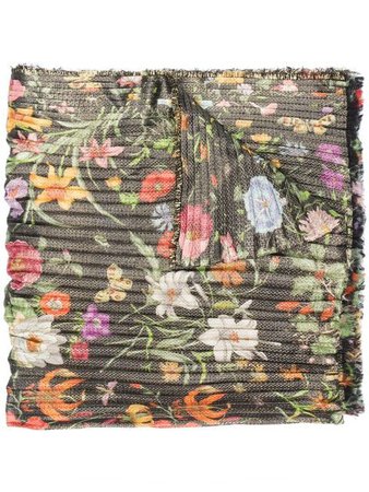 Gucci floral print scarf