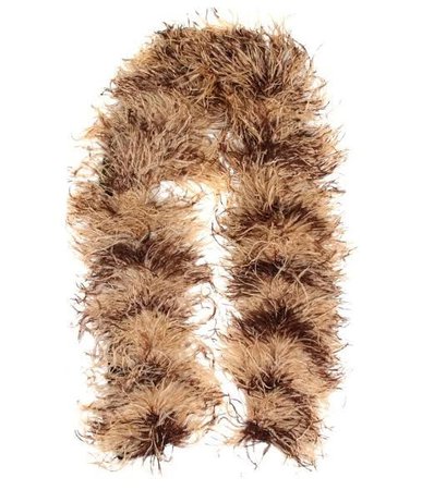 Feather, Mohair And Wool-Blend Scarf in Beige Miu Miu