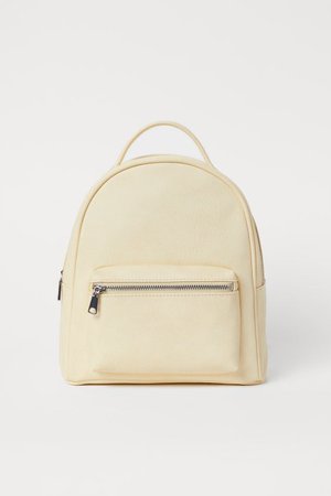 Small backpack - Pale yellow - Ladies | H&M GB