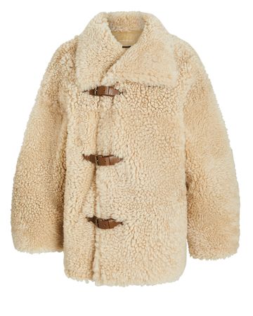 Isabel Marant Curly Shearling Teddy Coat | INTERMIX®