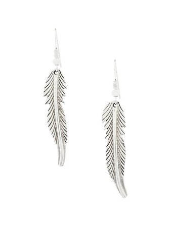 Jessie Western small feather earrings