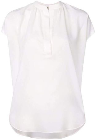 Blanca V-neck shortsleeved blouse