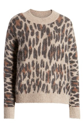 Rails Lana Leopard Sweater | Nordstrom