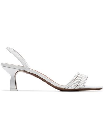 Neous white Rossi 55 leather slingback sandals $534 - Buy Online - Mobile Friendly, Fast Delivery, Price