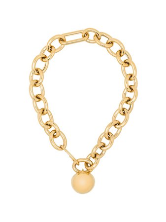 Jil Sander gold-plated Dome Chain Necklace - Farfetch