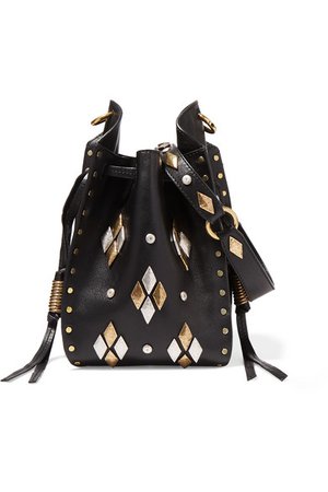 Isabel Marant | Radja studded leather shoulder bag | NET-A-PORTER.COM