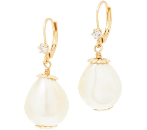 John wind pearl earrings