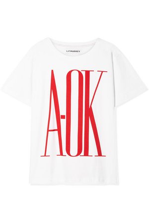 L.F.Markey | Oversized printed cotton-jersey T-shirt | NET-A-PORTER.COM