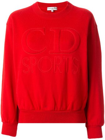 CHRISTIAN DIOR PRE-OWNED Dior Sports quilted logo sweatshirt