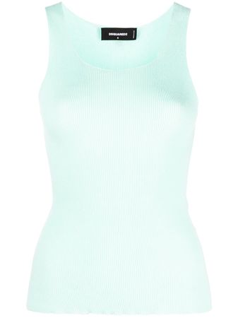 Dsquared2 ribbed-knit scoop-neck Tank Top