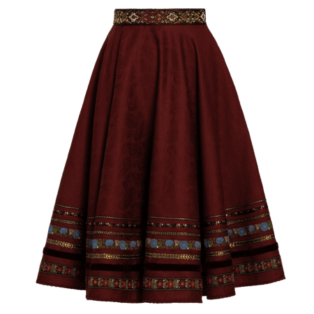 Dradi skirt "rosenrot" in red - Lena Hoschek