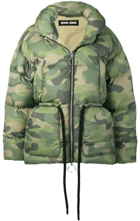 Ienki Ienki camouflage puffer jacket