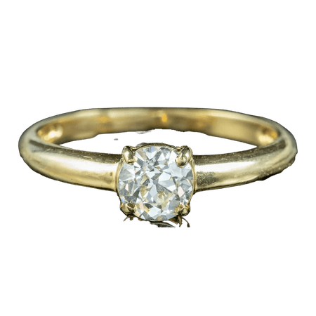 Vintage Diamond Solitaire Ring 0.80ct Diamond
