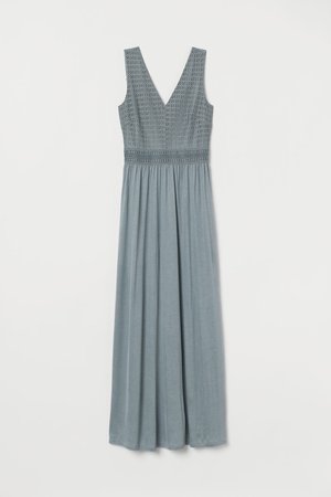 V-neck Maxi Dress - Turquoise - Ladies | H&M US