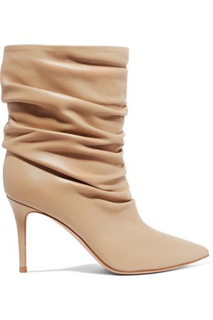 Gianvito Rossi | Cecile 85 leather ankle boots | NET-A-PORTER.COM