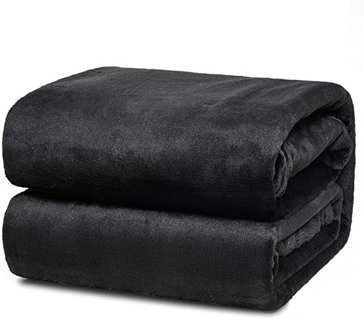 Amazon.com: Bedsure Fleece Blanket Twin Size Black Lightweight Super Soft Cozy Luxury Bed Blanket Microfiber: Home & Kitchen