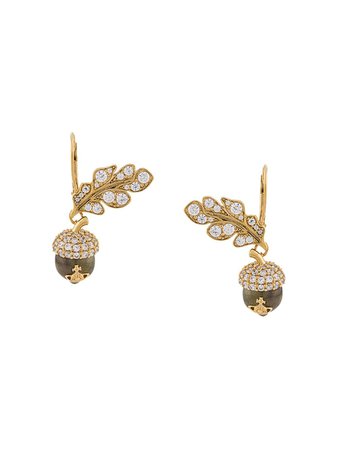 Vivienne Westwood Donella Drop Earrings 62020069R162IM Gold | Farfetch