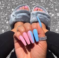 pink and blue nails - Google Search