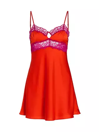Shop GUIZIO Satin Slip Dress | Saks Fifth Avenue