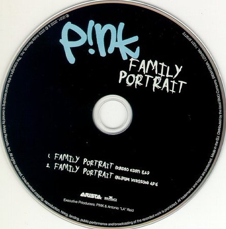 *clipped by @luci-her* “Family Portrait” by P!nk - Cover Art - MusicBrainz