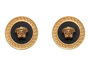 Versace stud earrings