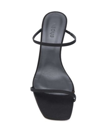 Neous Open-Toe Strap Sandals 00101G01 Black | Farfetch
