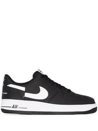 Nike X Comme Des Garçons X Supreme Air Force 1 Sneakers AR7623001 Black & White | Farfetch