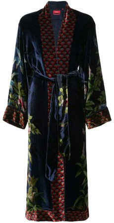 F.R.S For Restless Sleepers velvet robe coat