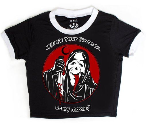 *clipped by @luci-her* Ghostface Ringer Tee (Limited Edition) - Vera's Eyecandy